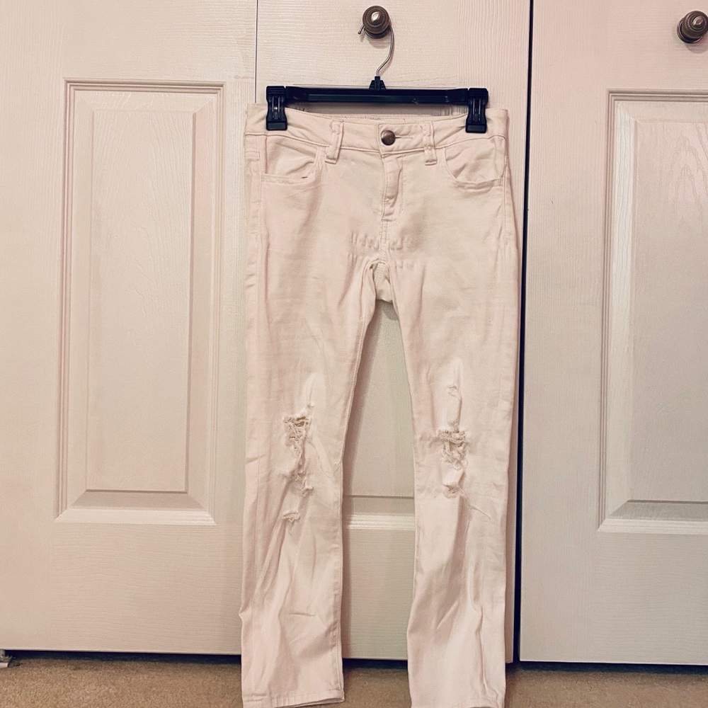 American Eagle Size 0 Super stretch Jegging Crop
